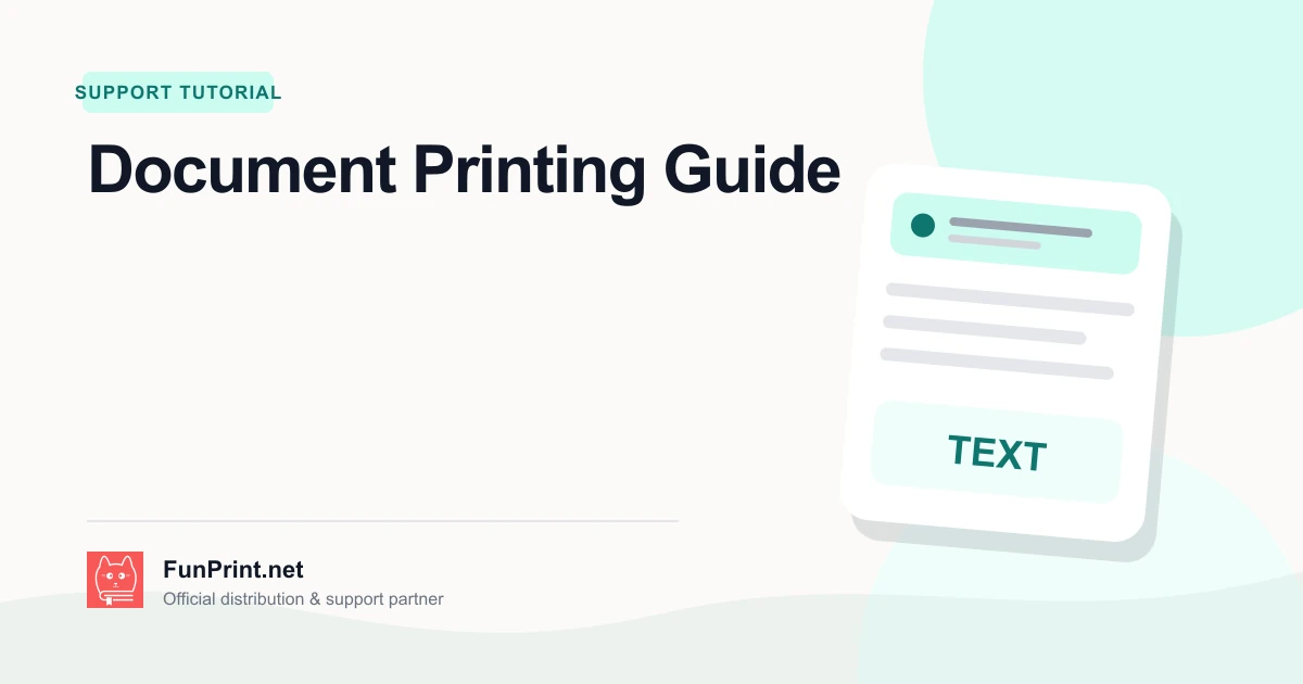 Document Printing Guide guide cover