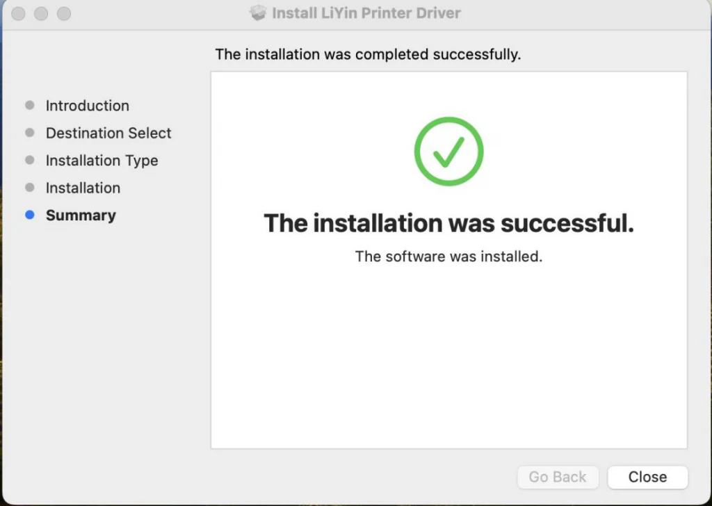 Add printer button